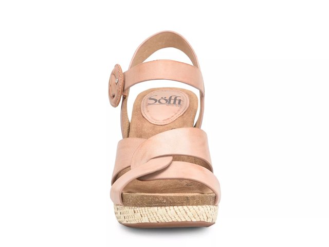 Sofft Trieste Cork Wedge Sandals • The Fashionable Housewife