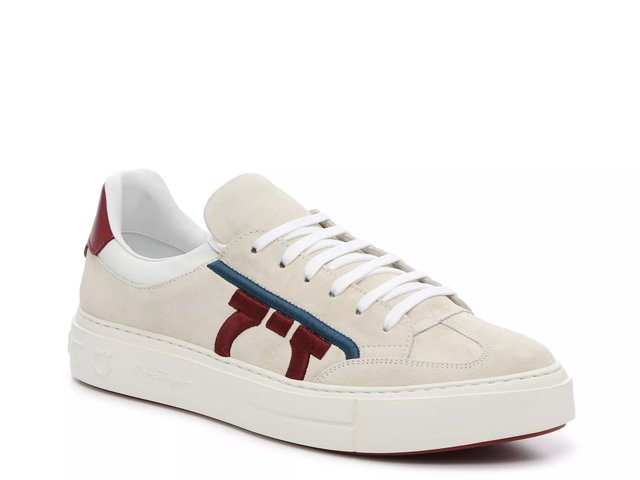 Salvatore ferragamo borg sneakers discount