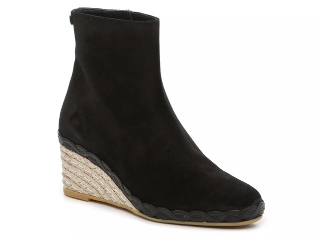 Dsw black wedge booties 2025