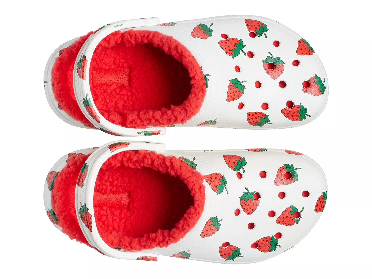 crocs with strawberries