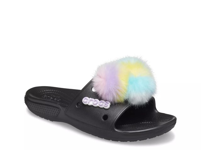 Dsw fur slides new arrivals