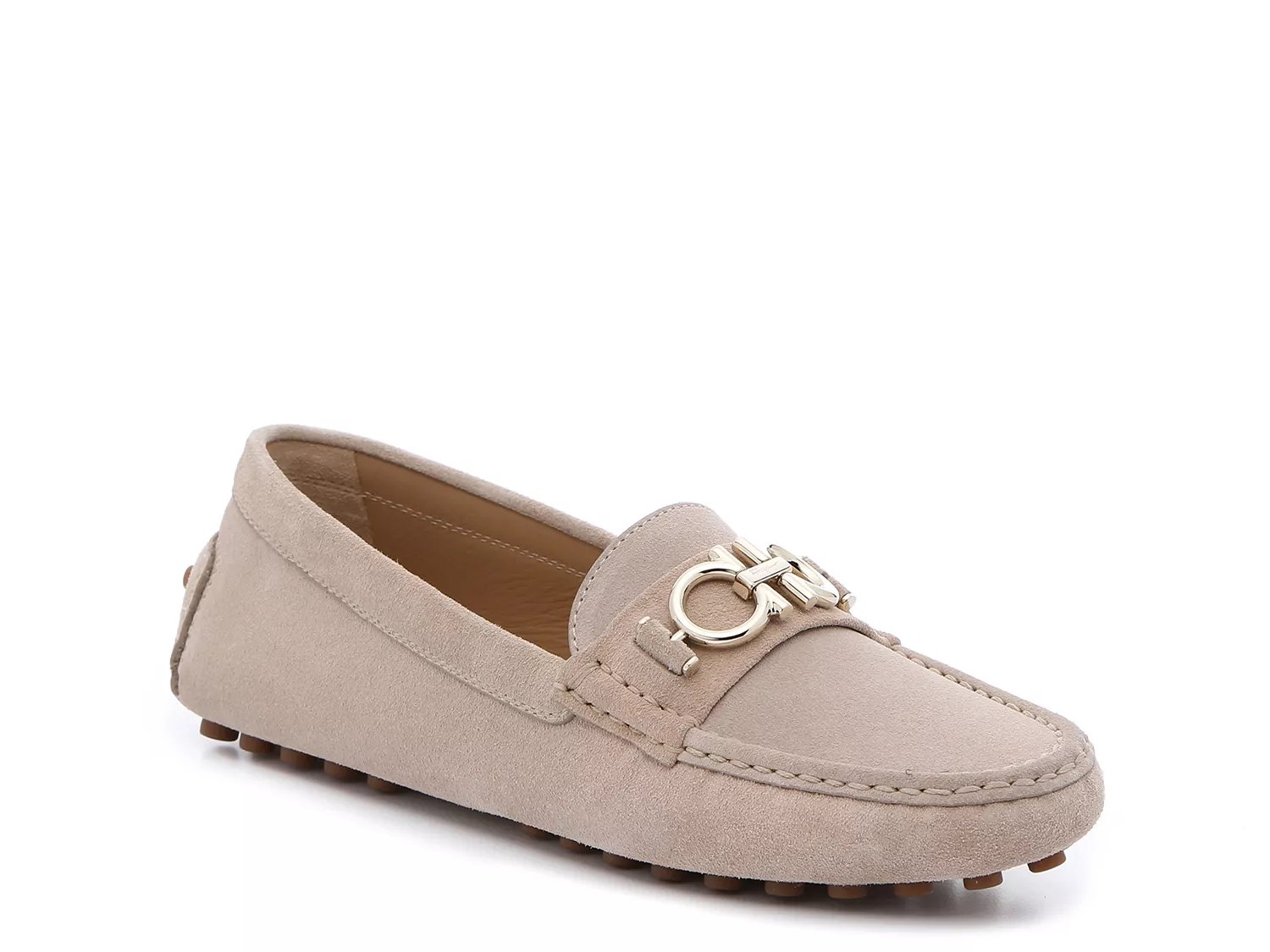 Salvatore Ferragamo Ladies Berra Gancini Driver Moccasin, Brand