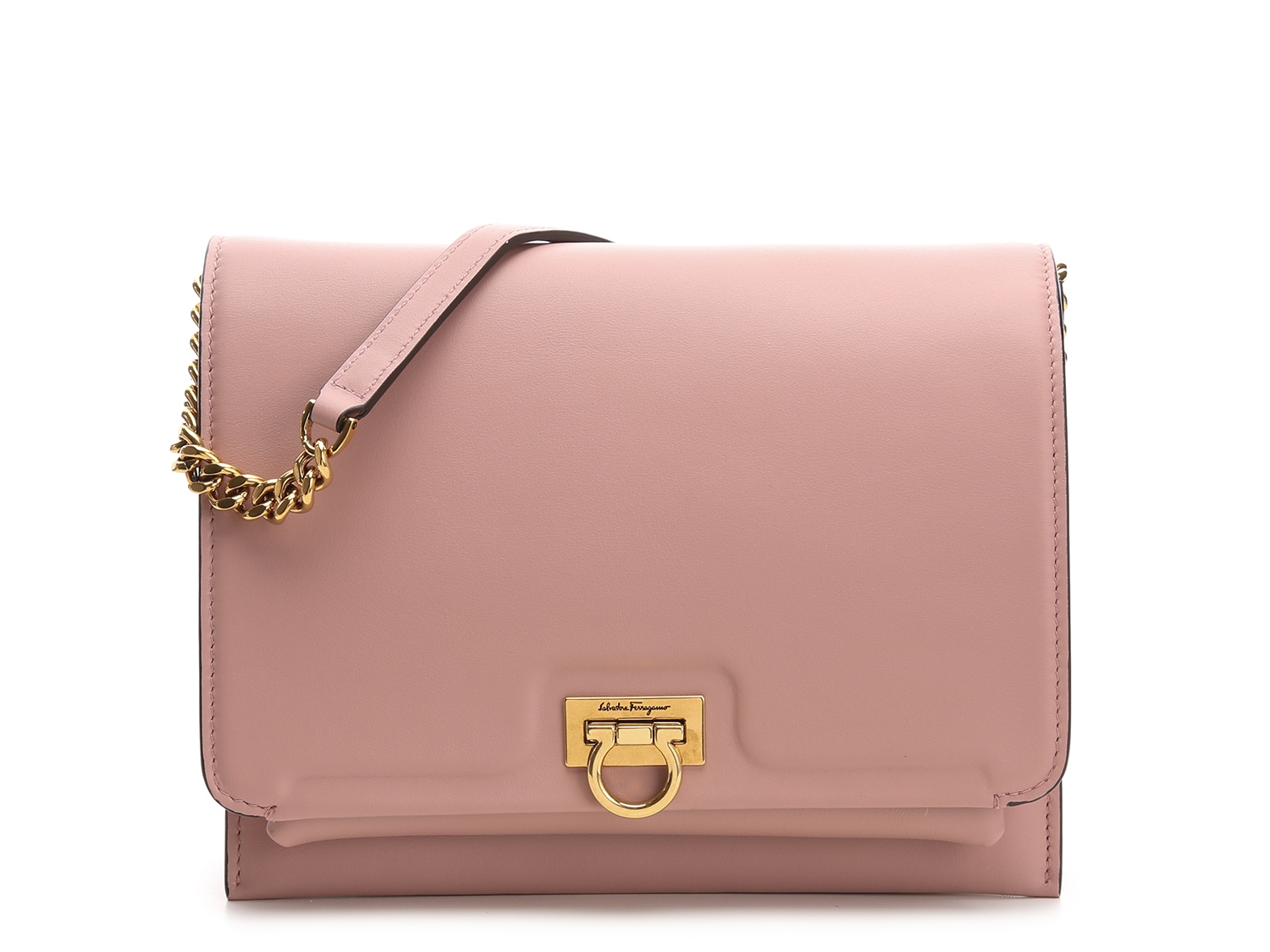 Salvatore Ferragamo Trifolio Leather Shoulder Bag | DSW