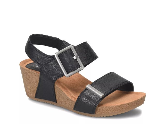 Dsw black store platform sandals
