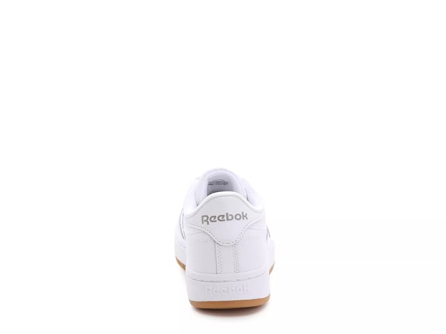 White Girls Big Kid Classic Club C Double Sneaker, Reebok