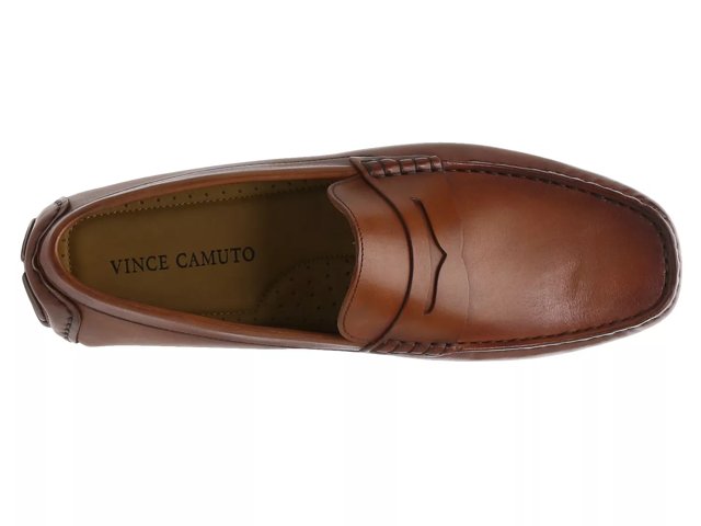 vince comrade leather penny loafer