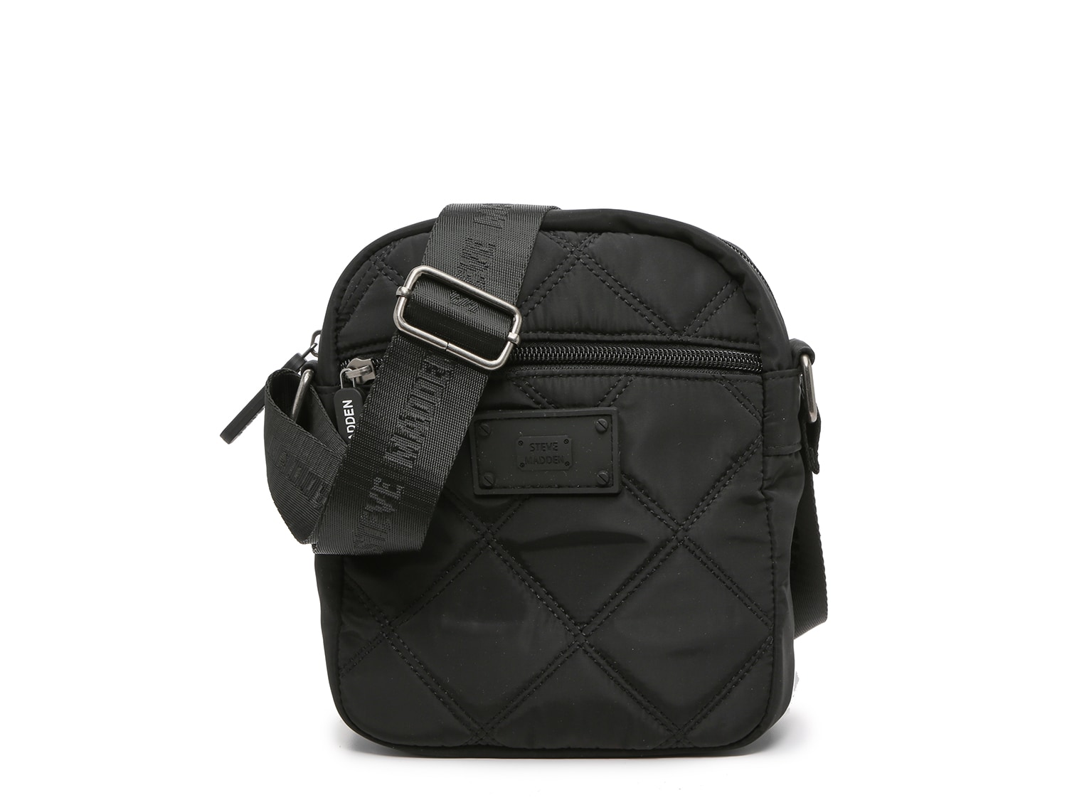 Steve Madden Rhett Double Zip Camera Bag in Black