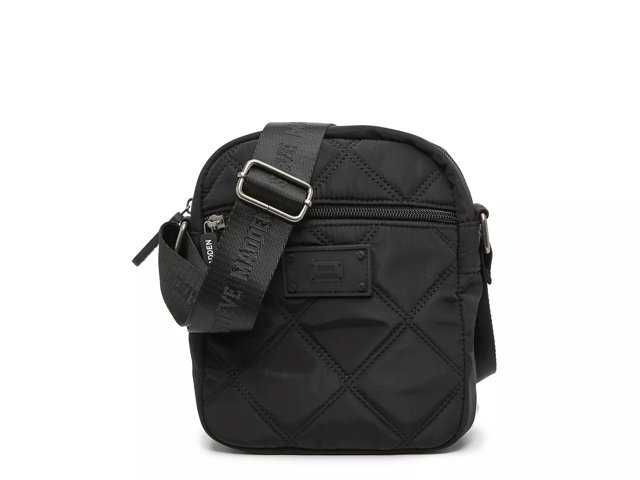 Steve Madden, Bags, Steve Madden Black Messenger Crossbody Sling Bag