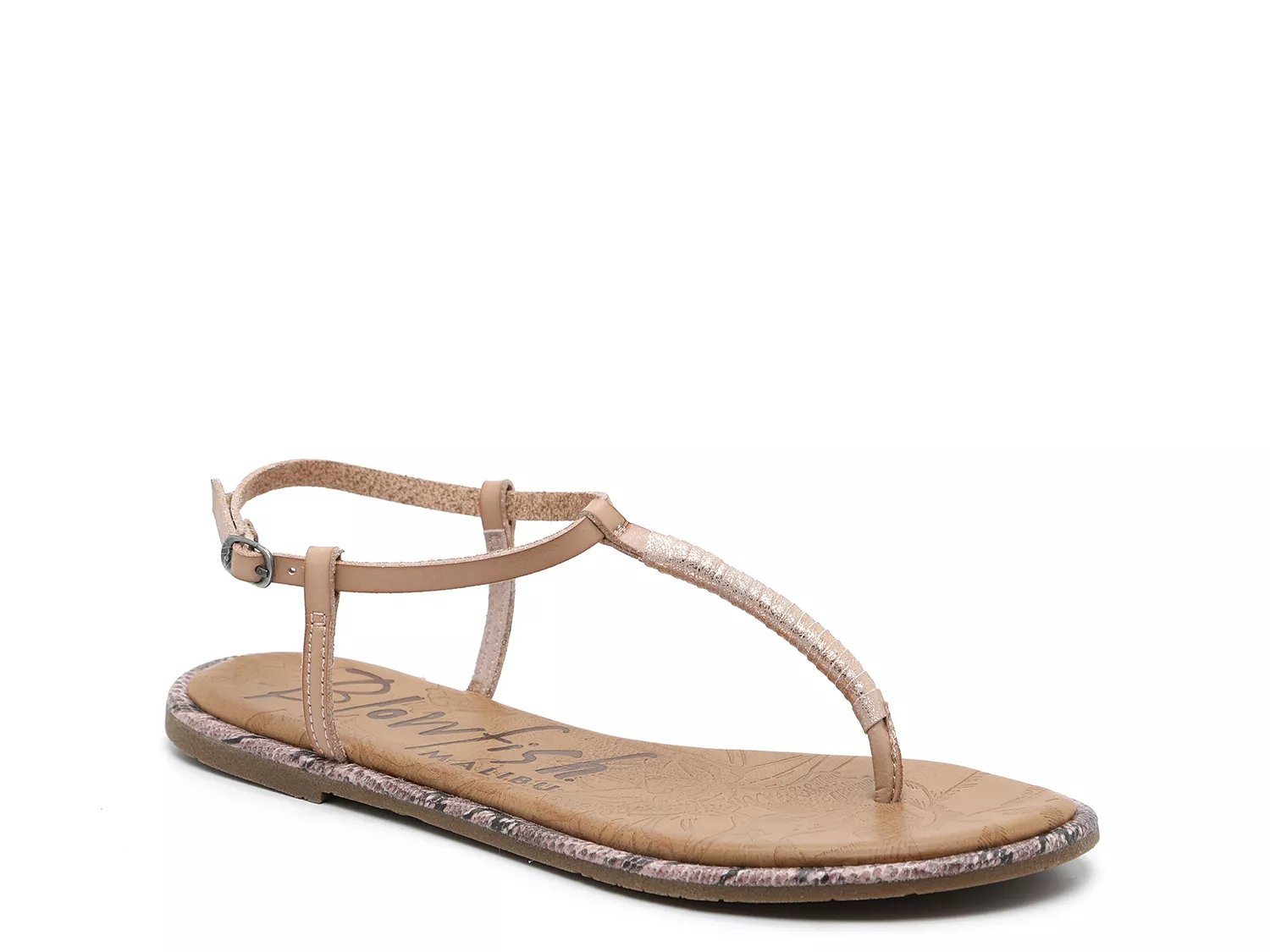 rose gold sandals dsw