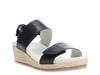 Madrid Espadrille Wedge Sandal Black view