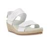 Madrid Espadrille Wedge Sandal White view