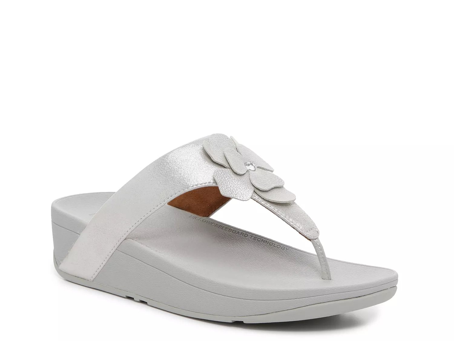 FitFlop Lottie Corsage Wedge Sandal Free Shipping DSW