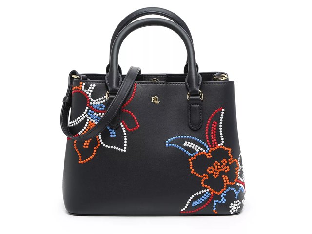 Lauren Ralph Lauren Marcy II Leather Mini Satchel