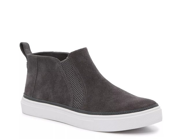Toms black high tops sale