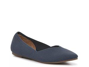 Navy blue store flats dsw