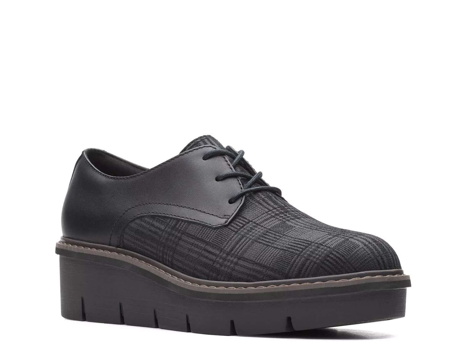 Clarks platform oxfords sale