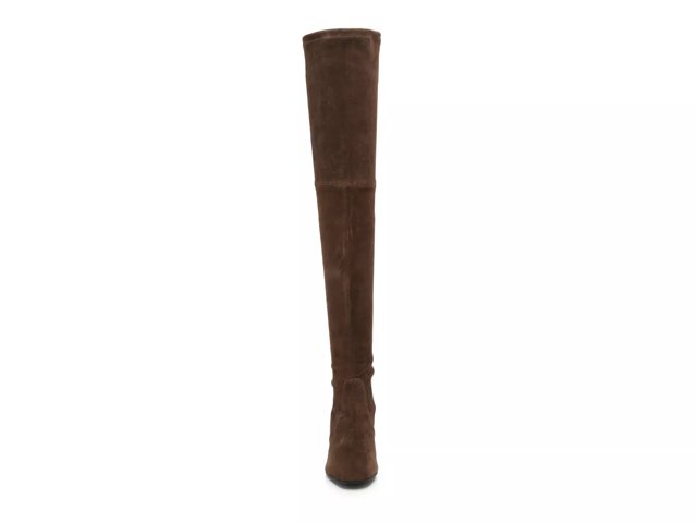 Dark brown over the knee clearance boots