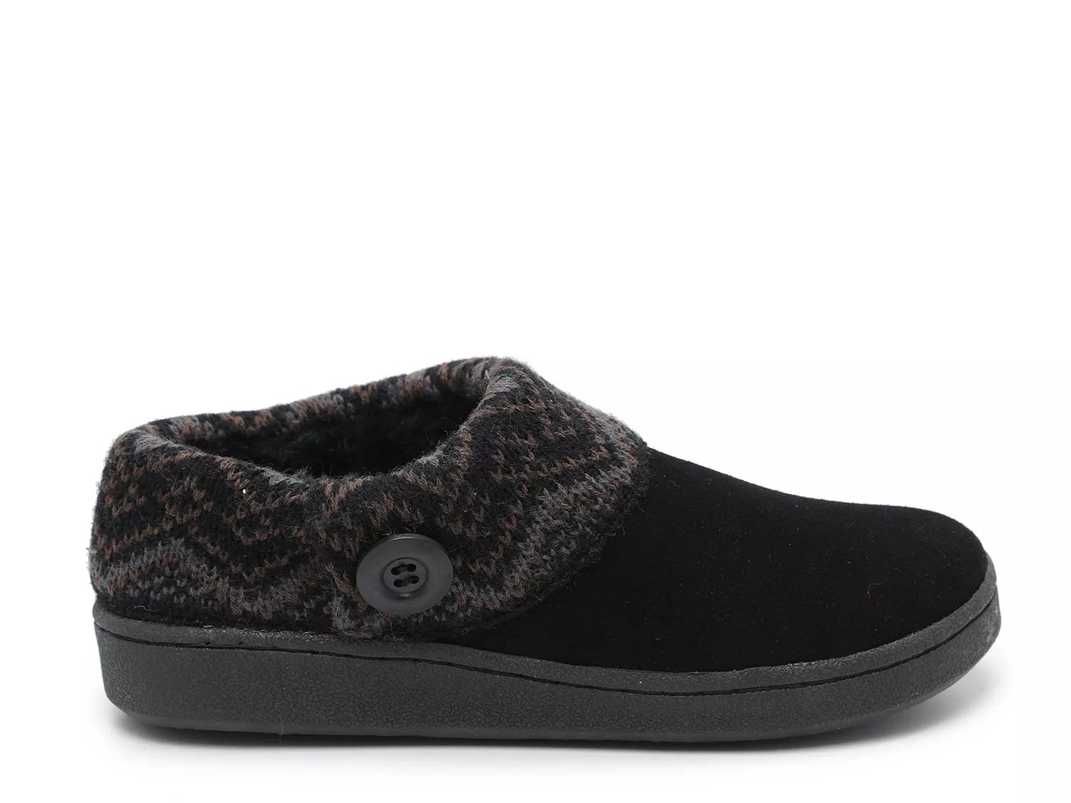 clarks suede scuff slipper