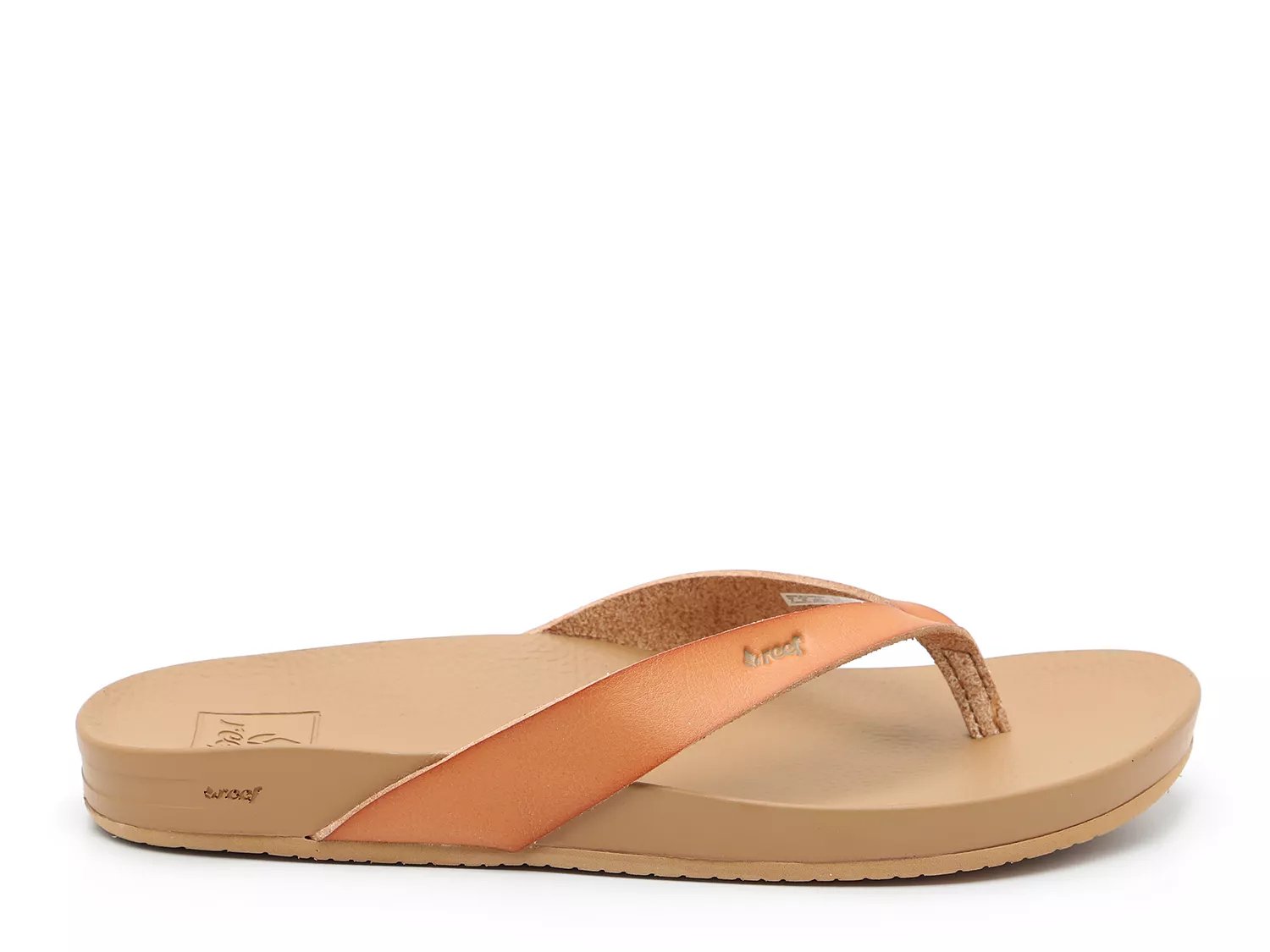 reef women's cushion bounce swing leather flip flops