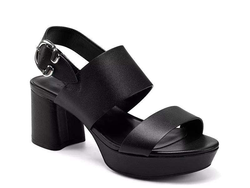 Dsw black chunky heel best sale