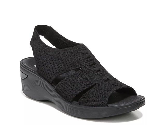 BZees Double Up Wedge Sandal Free Shipping DSW