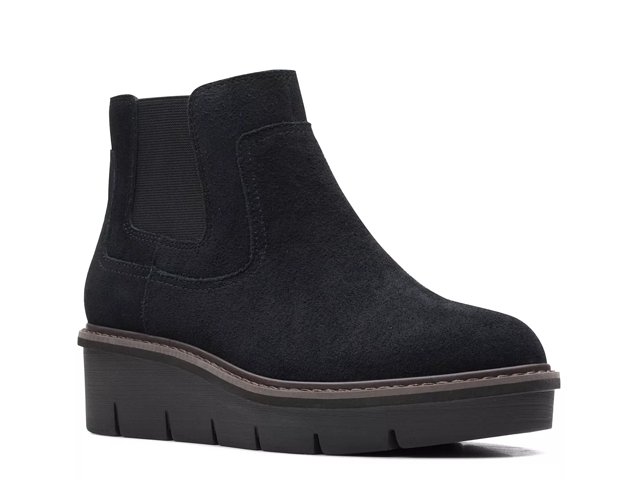 Dsw black shop wedge boots