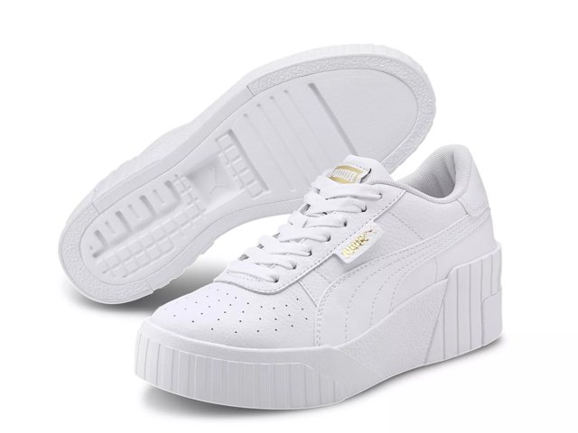 Puma Cali Wedge Women s Sneakers White 8.5