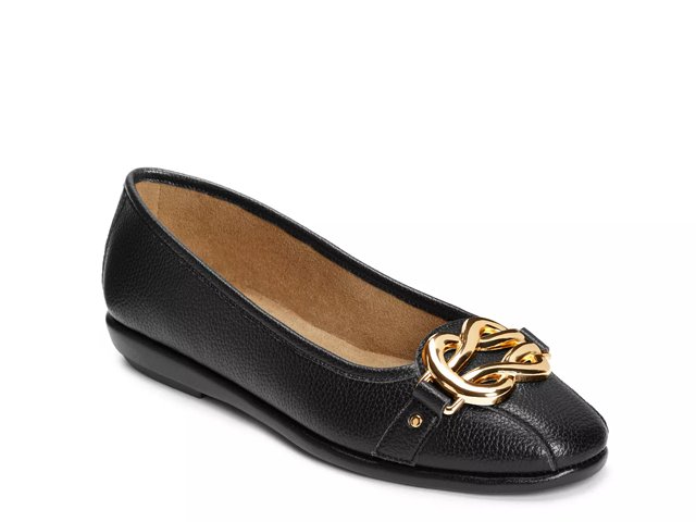 Aerosoles Big Bet Ballet Flat Black 6