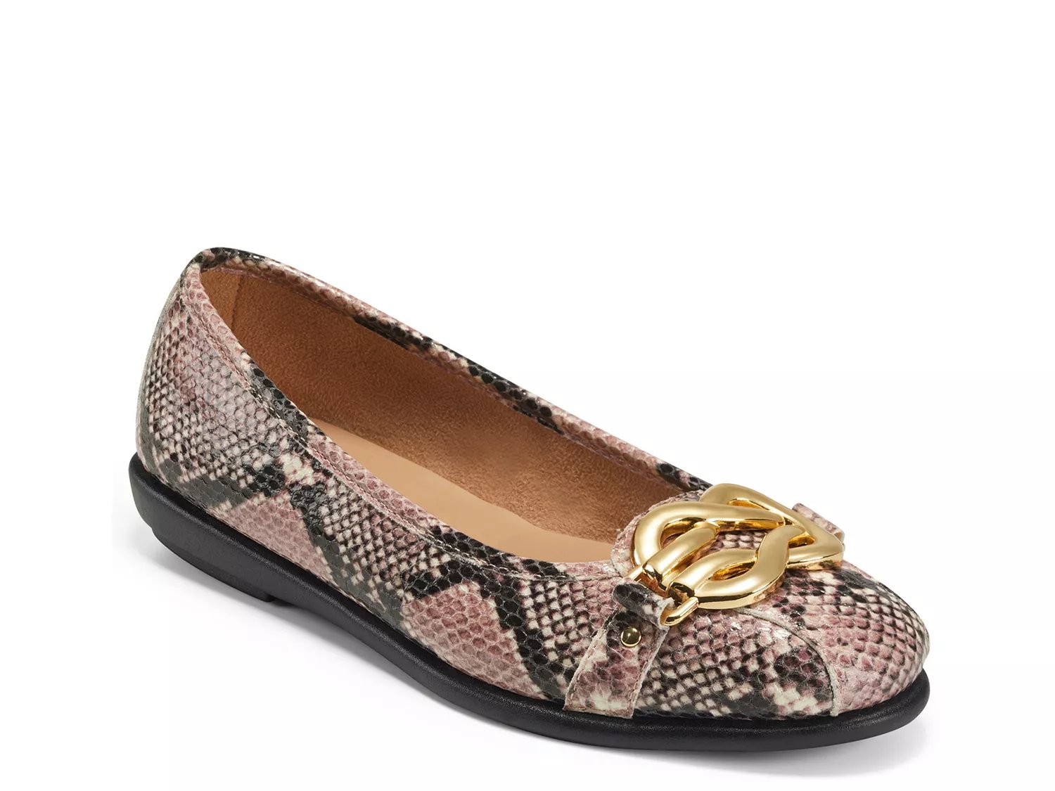 dsw snakeskin flats