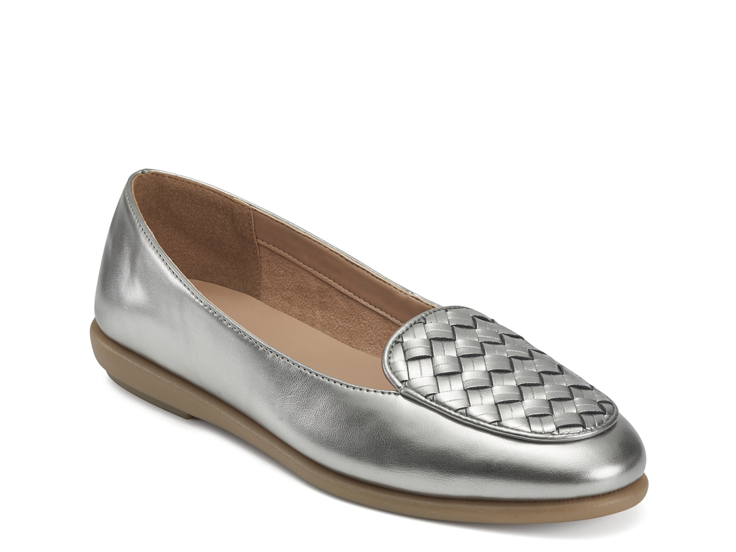 silver loafers ladies