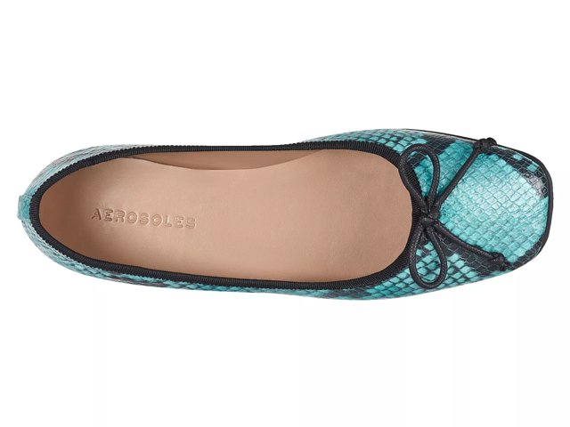 Aerosoles snakeskin flats shop
