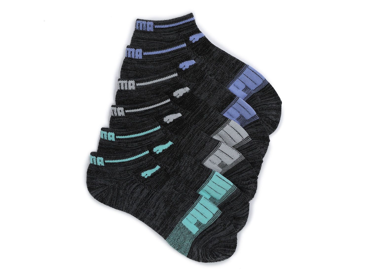  Terry Women's No Show Socks - 6 Pack 