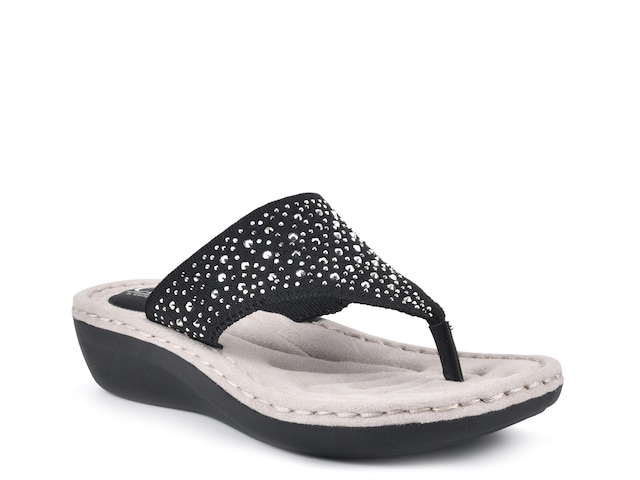 Cliffs by White Mountain Calling Wedge Sandal - Free Shipping | DSW