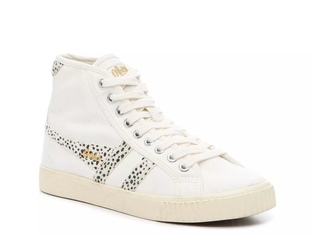 White high top tennis shoes hot sale