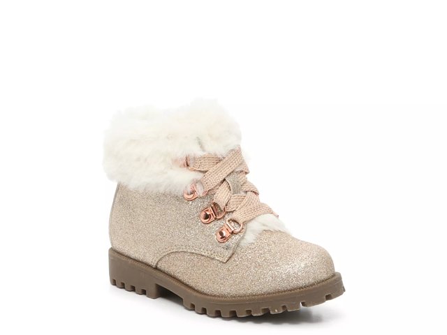 Olive Edie Gwen Glitter Hiker Boot Kids