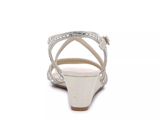 Dsw silver wedge sandals sale