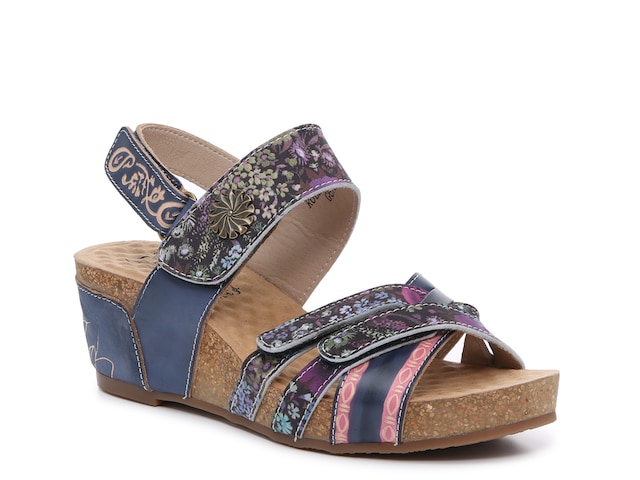 L'Artiste by Spring Step Rolzah Wedge Sandal - Free Shipping | DSW