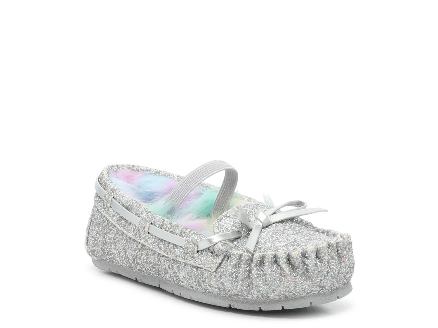 Glitter best sale moccasin slippers