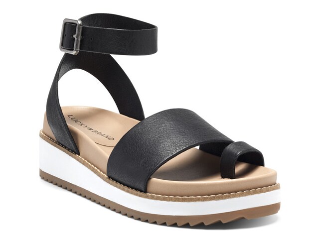 Lucky Brand Ilysa Wedge Sandal - Free Shipping | DSW