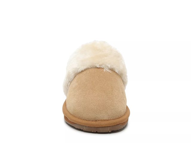 Minnetonka Shar Fur Trim Slipper