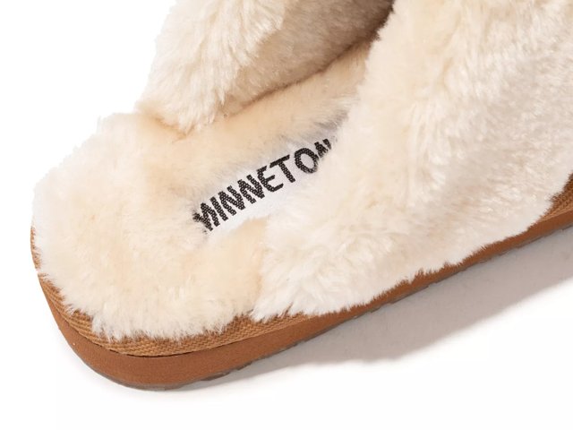 Minnetonka cosi faux shearling slipper shop