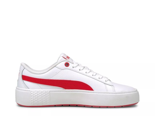 Puma smash platform best sale red