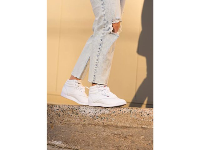 Reebok freestyle hi sequence sneaker sale