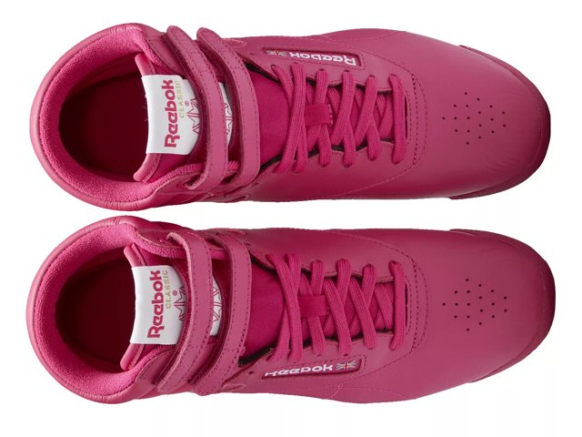 Reebok classic womens high tops pink sales