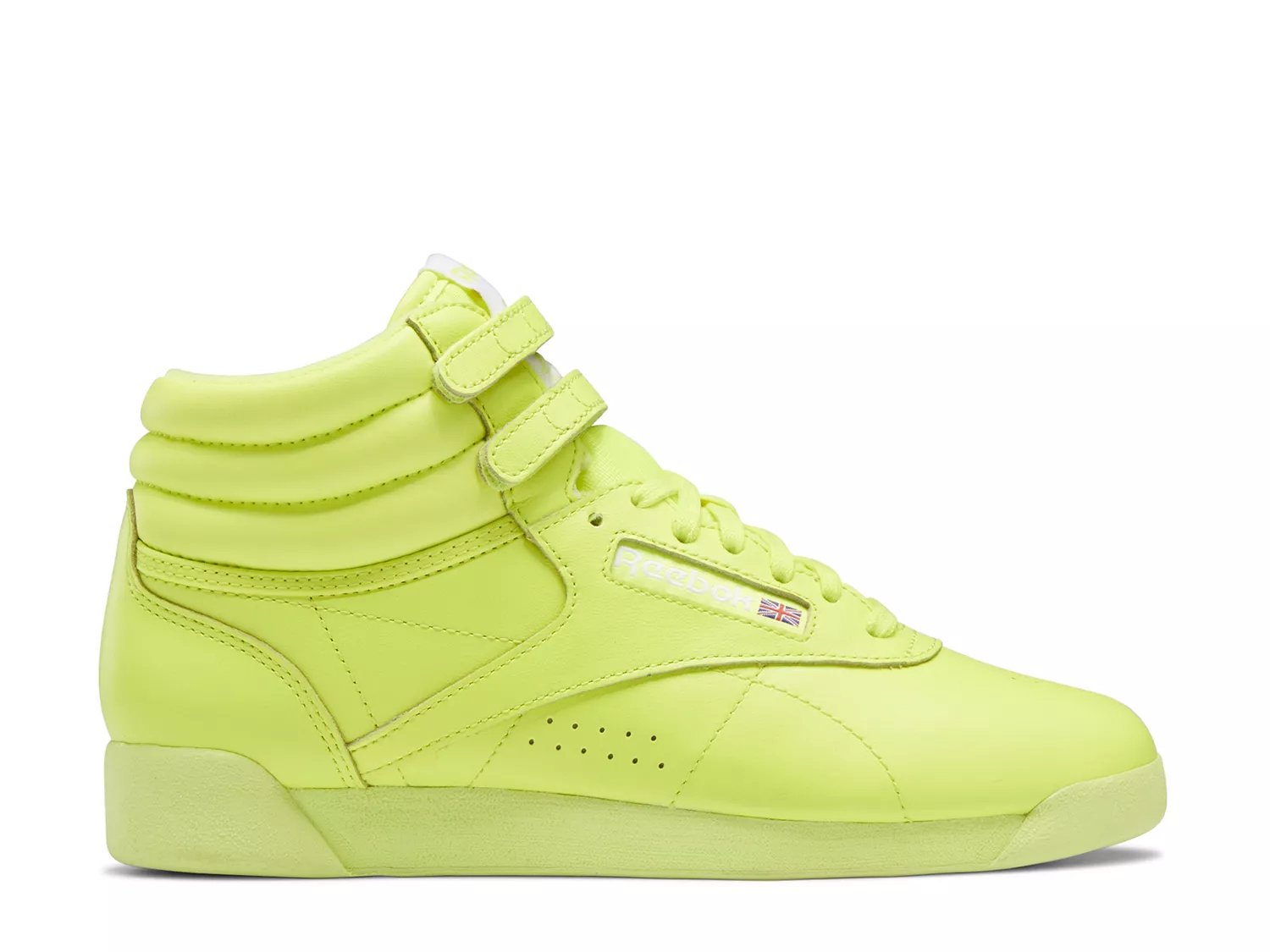 Reebok freestyle sales hi femme jaune