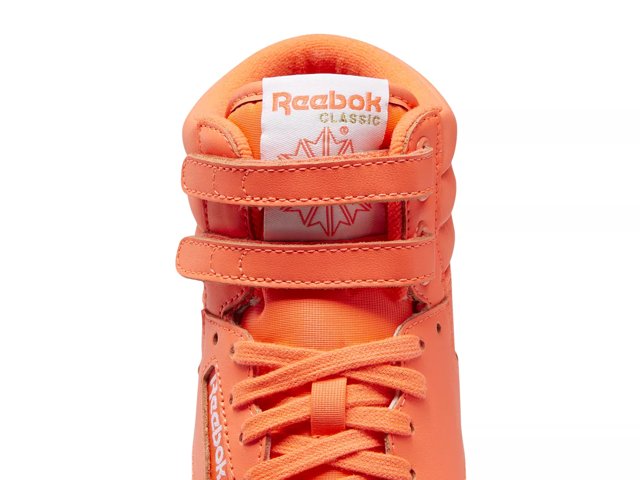 Reebok freestyle hi mens orange discount