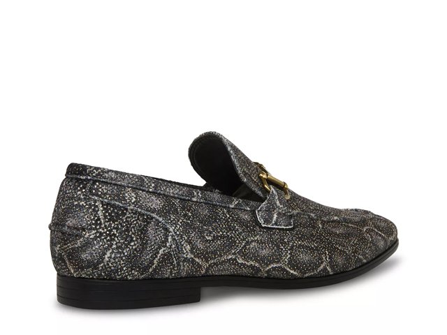Steve madden silver best sale loafers