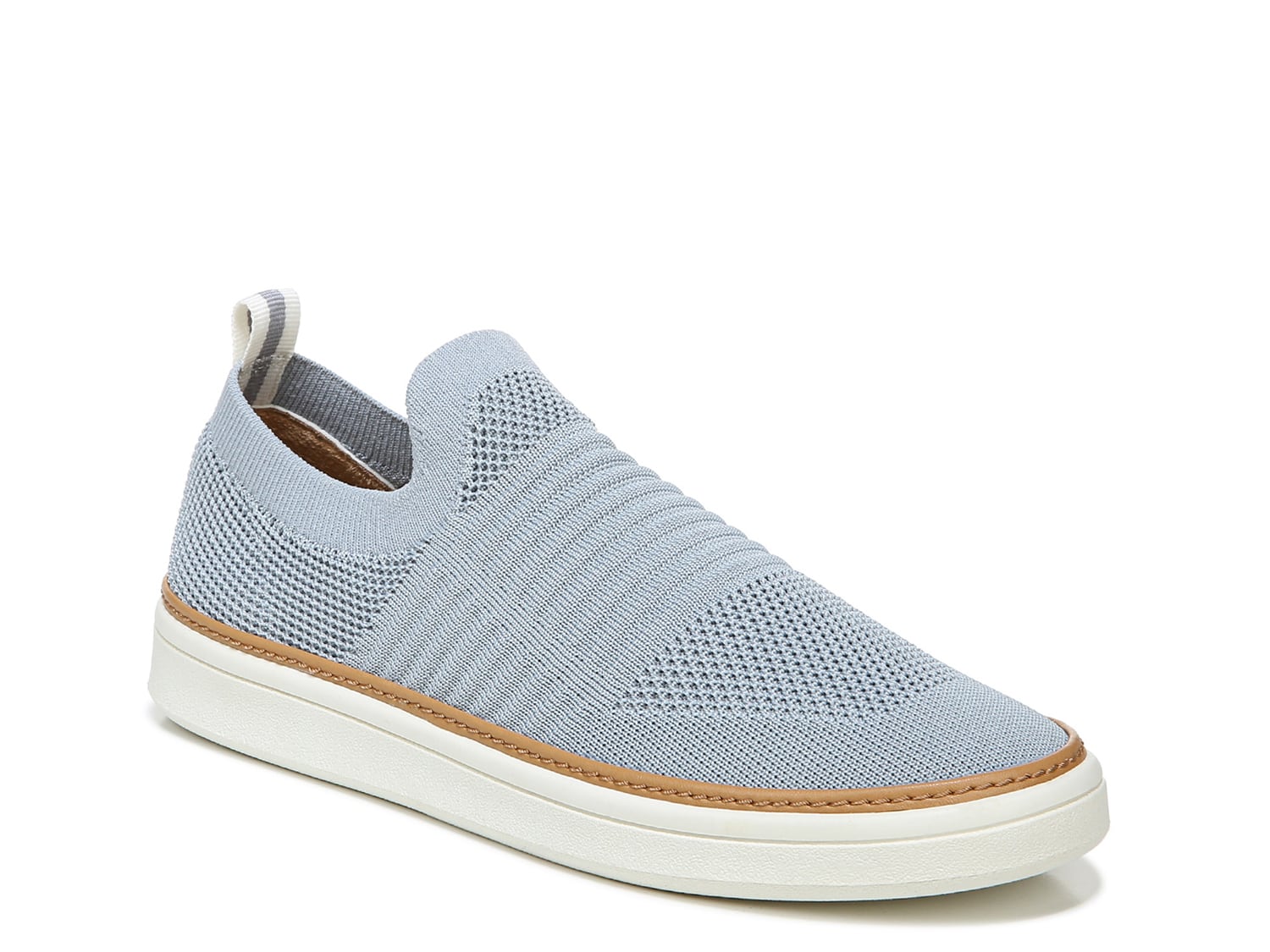 light blue slip on shoes