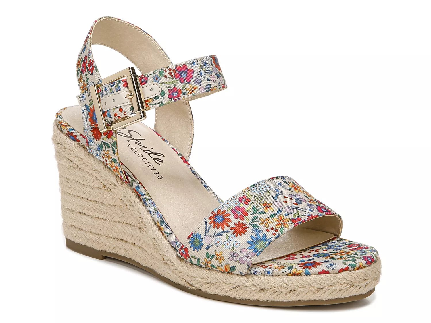 memory foam wedge sandals