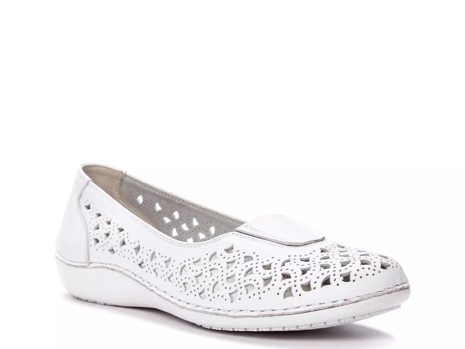 Propet Cabrini Flat | Women's | White | Size 11 | Flats